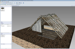 Small Anglo Saxon House Structure