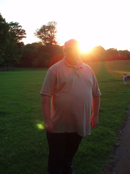 Hove Park at sunset